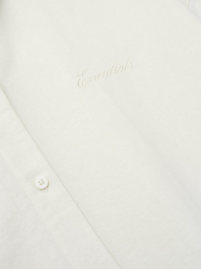 Womens Cotton Oxford Signature Button Up Shirt