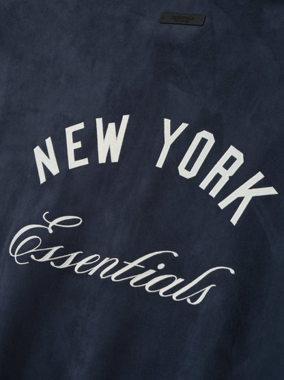 Yankees Suede Fleece Modern Half Zip