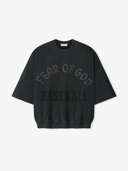 Baseball Cut Sleeve Sweatshirt