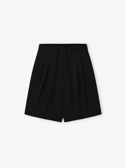 Wool Ripstop Baggy Shorts