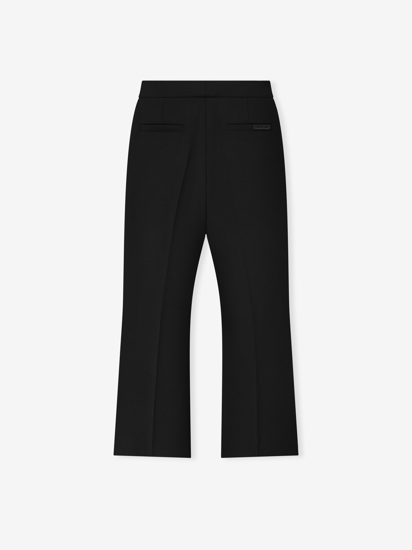 Double Weave Wool Tailored Flared Pants