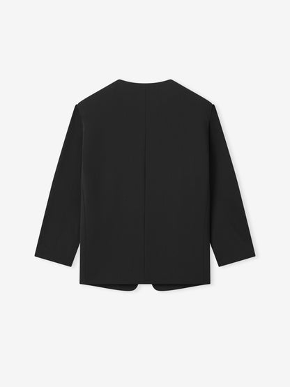 Collarless Jacket