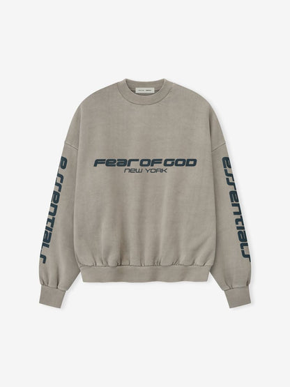 Heavy Fleece Cropped Relaxed Sweatshirt