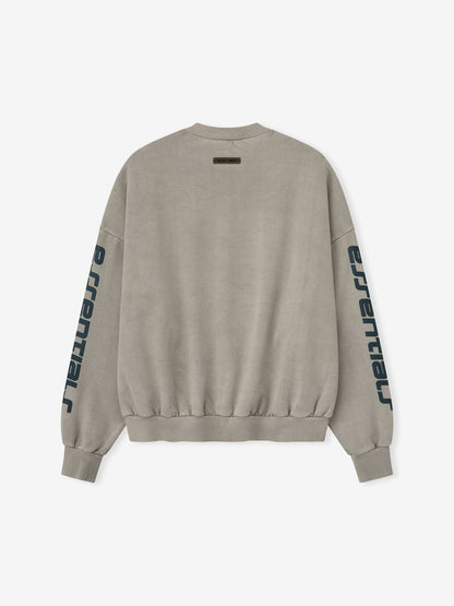 Heavy Fleece Cropped Relaxed Sweatshirt